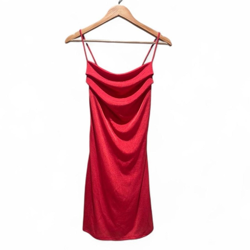 NWT Saints 21 Shimmer Cowl Neck Bodycon Mini Dress‎ Medium Clubwear Night Out